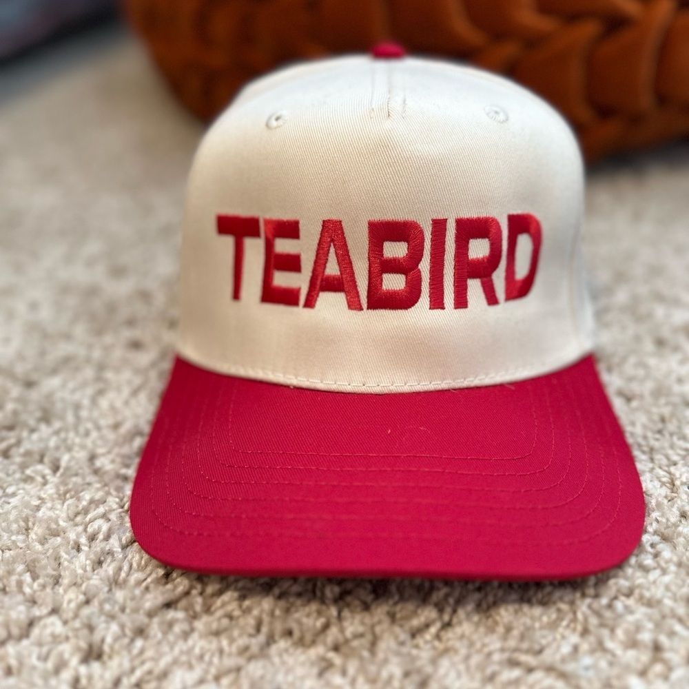 Red and White Cap